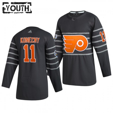 Philadelphia Flyers Travis Konecny 11 Grijs Adidas 2020 NHL All-Star Authentic Shirt - Kinderen